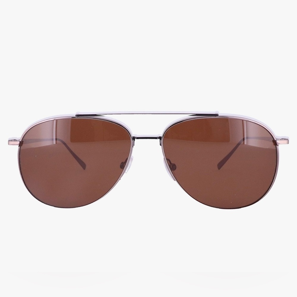 Salvatore Ferragamo SF201S 035 sunglasses in shiny gunmetal.  New without tags.